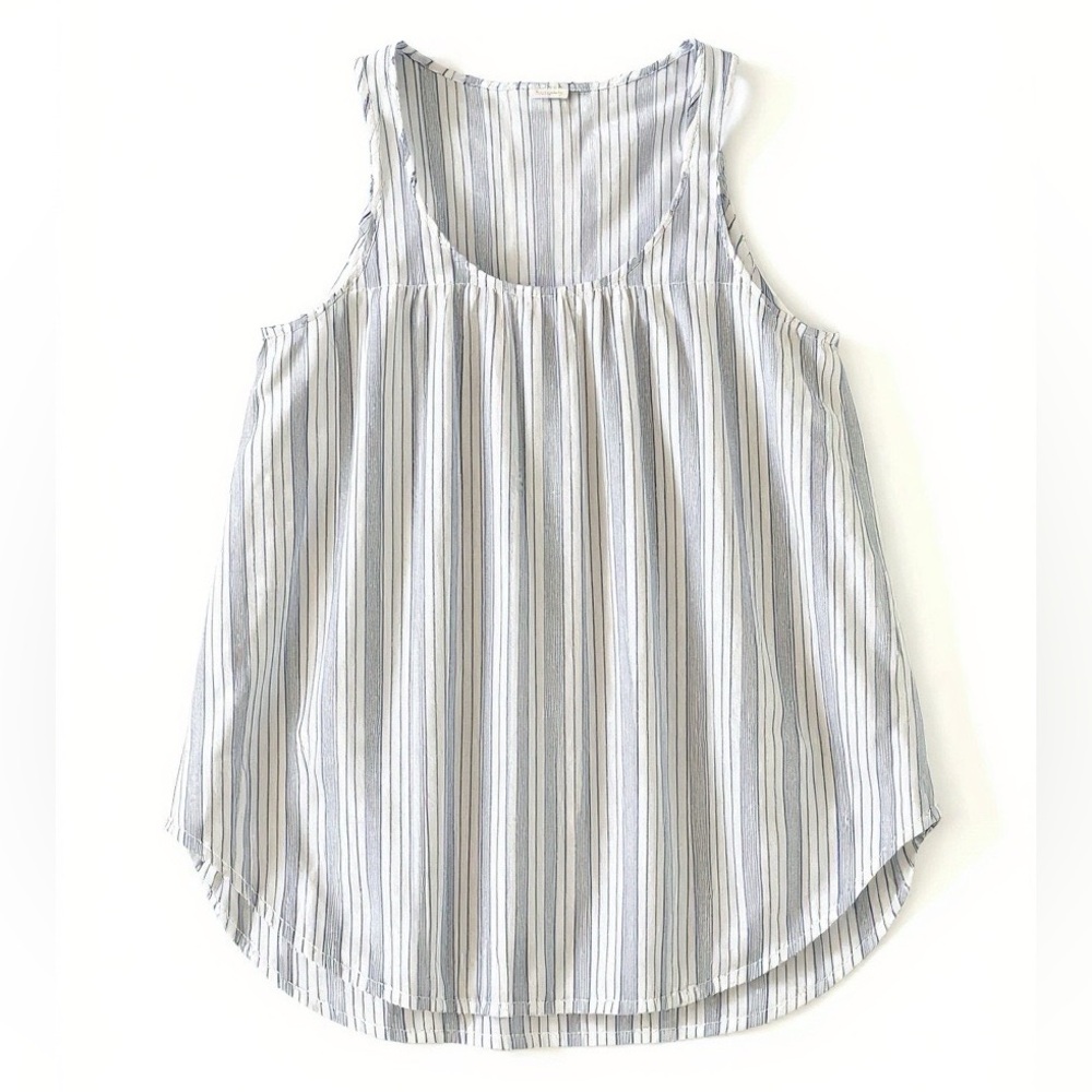 COS white Striped Tank Top